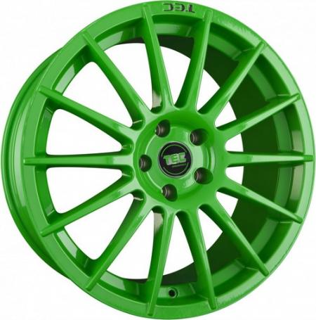 Alu kola TEC AS2 race light green 8,5x19" 5x120 ET30 72,6